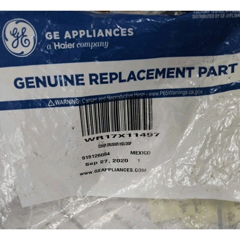 Ice Dispenser Crusher Cover GE WR17X11497‎ Brand NEW B29.0DB-3579 - Picture 10 of 10